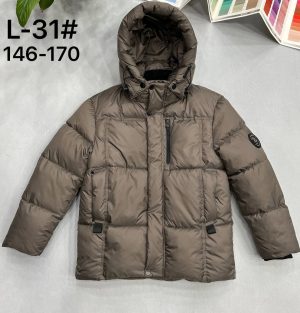 L-31 беж  Куртка хлопчик 146-170 по 5