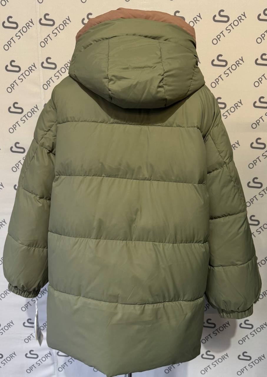 D648CW#W466 хакі Куртка жіноча S-XL по 4 - Зображення 4