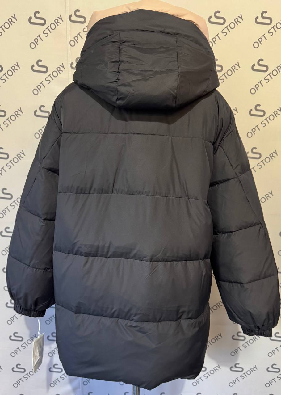 D648CW#W701 чорн. Куртка жіноча S-XL по 4 - Зображення 4