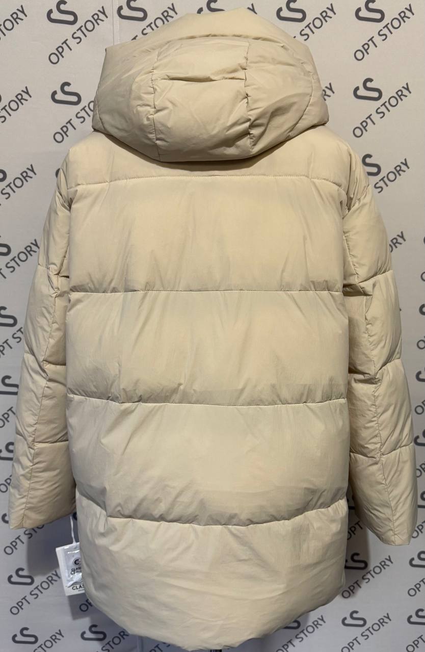 D332CQ#W936 беж. Куртка жіноча S-XL по 4 - Зображення 4