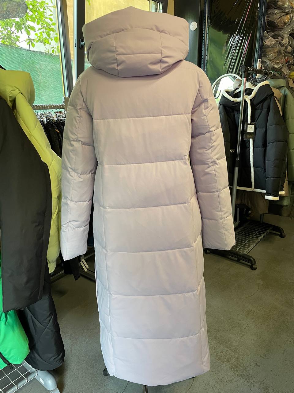 820#14 бузок Куртка жіноча зима Caroles S-3XL (115см) по 6шт - Зображення 2