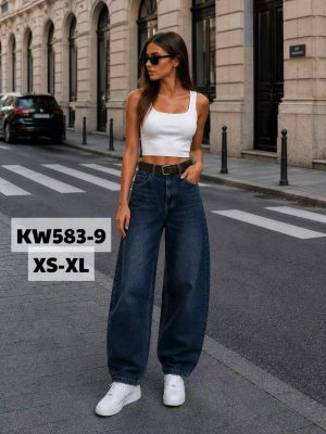 KW583-9 син. Джинси жіночі XS-XL по 5