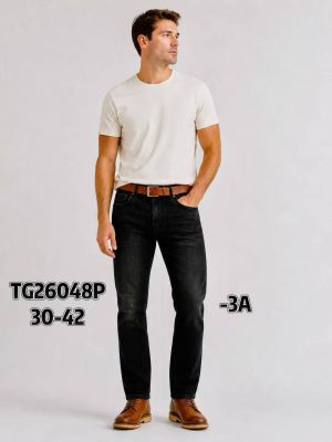 TG26048P-3A чорн. Джинси чоловічі 30-42 по 12
