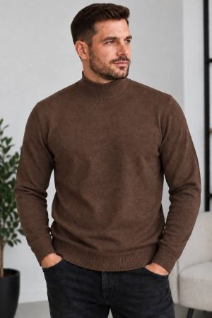 19001-4 коричн Світер дорослий 2XL-5XL по 4