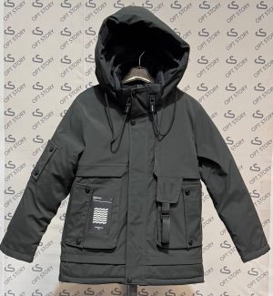 MY-773# хакі Куртка хлопчик 146-170 по 5